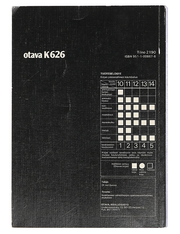 Sähkötekniikan perusteet - Jarl Sarvas - Harrastekirjat - 10105402956 - 1