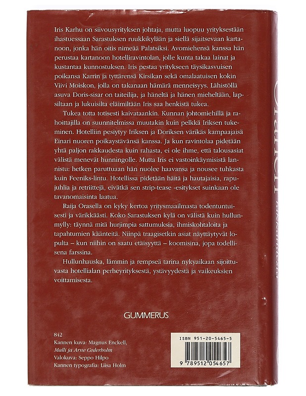 Rahasta ja rakkaudesta : romaani - Raija Oranen - Romaanit ja novellit - 10105402973 - 1