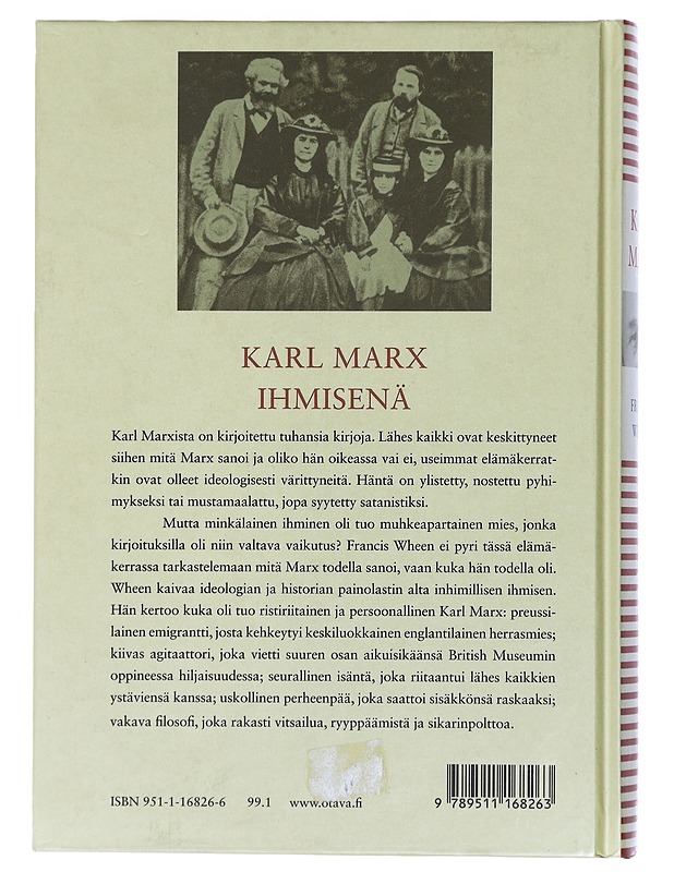 Karl Marx - Wheen, Francis - Elämäkerrat ja muistelmat - 10105402988 - 1