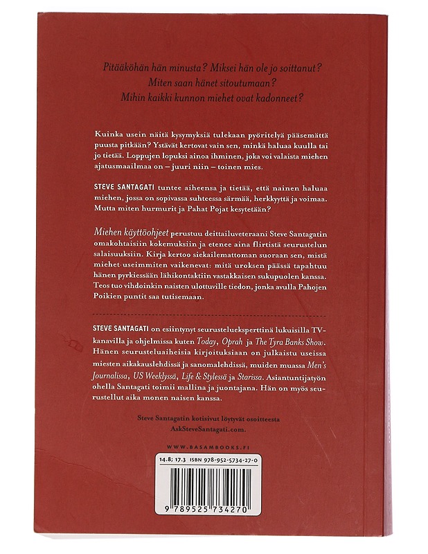 Miehen käyttöohjeet - Santagati, Steve - Tietokirjat ja oppaat - 10105403030 - 1
