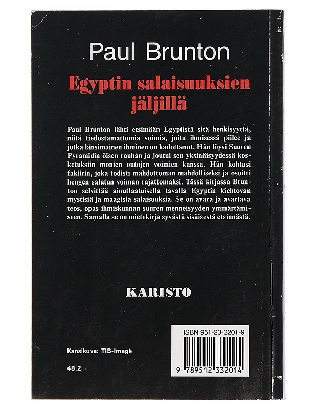 Egyptin salaisuuksien jäljillä - Brunton, Paul - Tietokirjat ja oppaat - 10105403043 - 1
