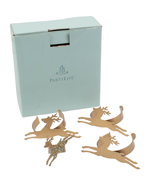 PARTYLITE Kynttiläkoriste, 4 kpl - Joulutuotteet - 10105403125 - 0
