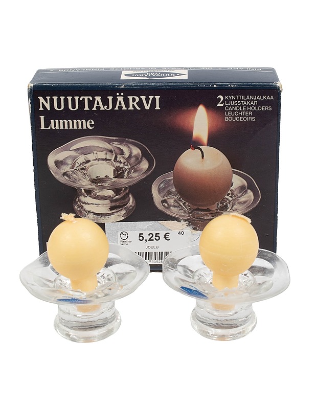 NUUTAJÄRVI LUMME Kynttilänjalat, 2 kpl - Joulutuotteet - 10105403131 - 0