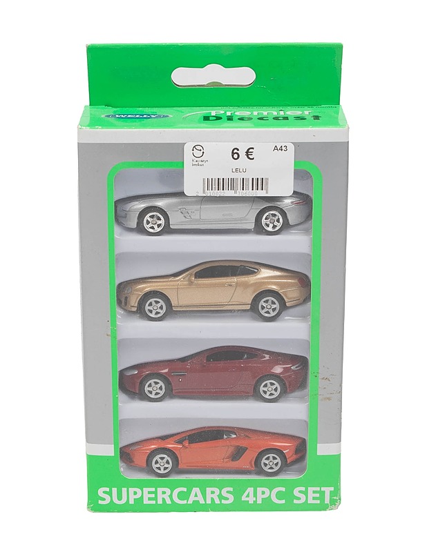 WELLY Supercars 4-auton sarja - Lasten lelut - 10105403132 - 1