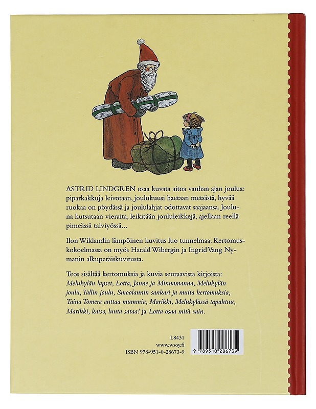 Joulukertomuksia - Lindgren, Astrid - Lastenkirjat - 10105403141 - 1