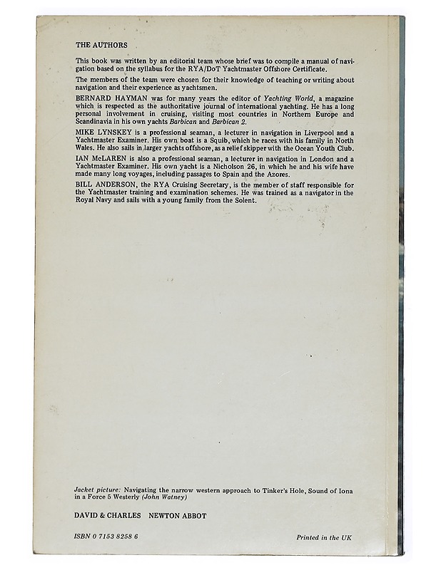 Navigation : An RYA manual - Tietokirjat ja oppaat - 10105403202 - 1