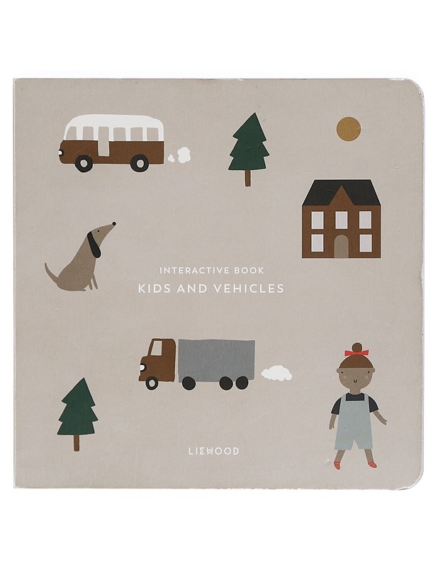 Interactive Book Kids and Vehicles - Liewood - Lastenkirjat - 10105403203 - 0