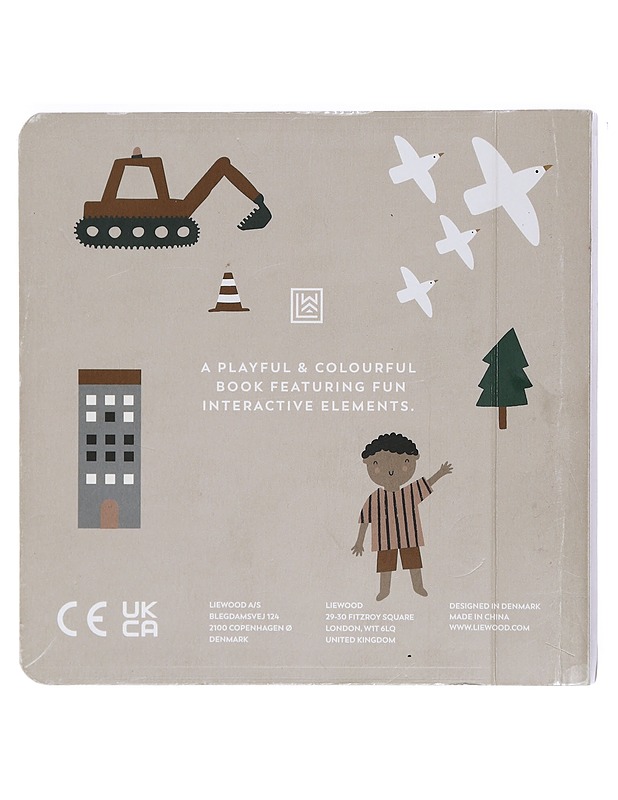 Interactive Book Kids and Vehicles - Liewood - Lastenkirjat - 10105403203 - 1