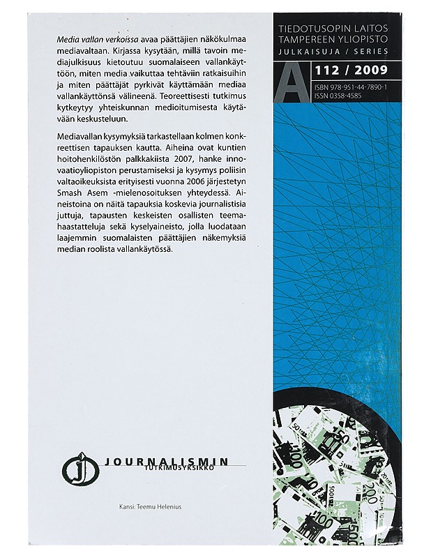 Media vallan verkoissa - Kunelius, Risto - Tietokirjat ja oppaat - 10105403206 - 1