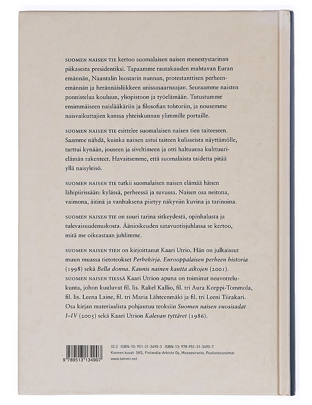 Suomen naisen tie - Kaari Utrio - Historiakirjat - 10105403216 - 1