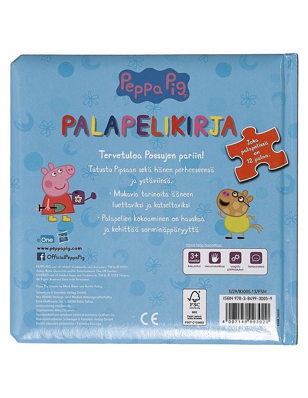 Palapelikirja : Peppa Pig - Lastenkirjat - 10105403238 - 1