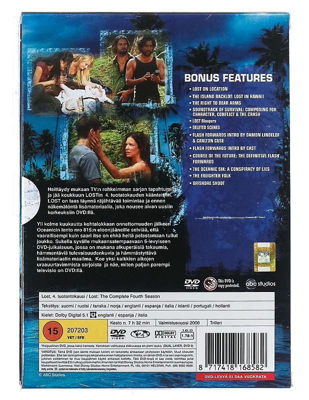 Lost: 4. Tuotantokausi - DVD - DVD-elokuvat - 10105403239 - 1