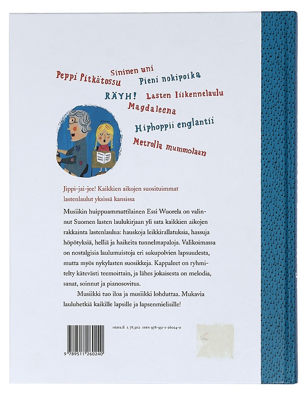 Suomen lasten laulukirja - Wuorela, Essi - Musiikki- ja elokuvakirjat - 10105403250 - 1