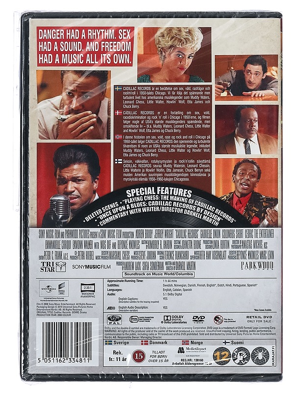 Cadillac Records - DVD - DVD-elokuvat - 10105403253 - 1