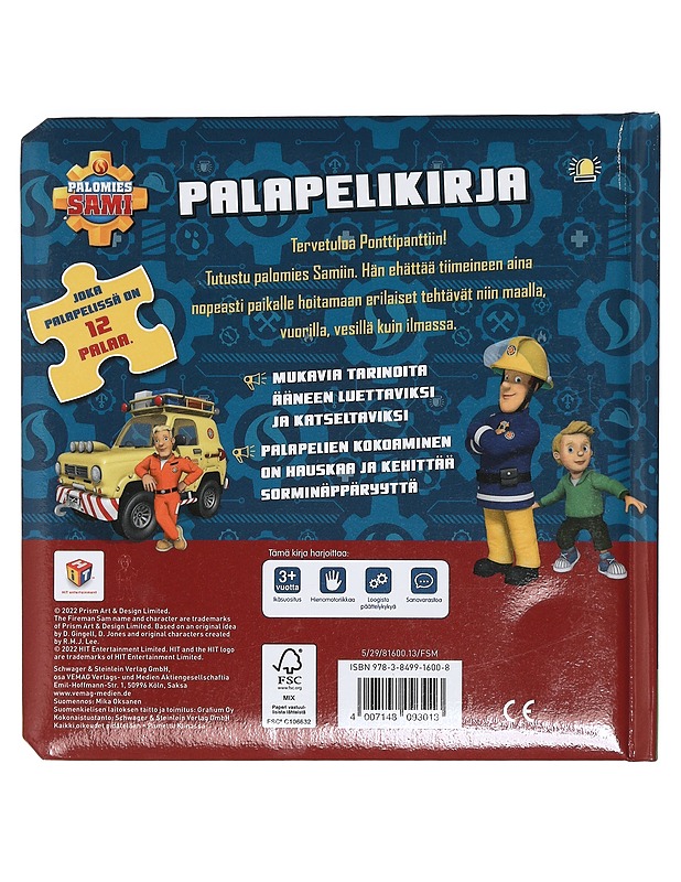 Palomies Sami palapelikirja - Lastenkirjat - 10105403289 - 1