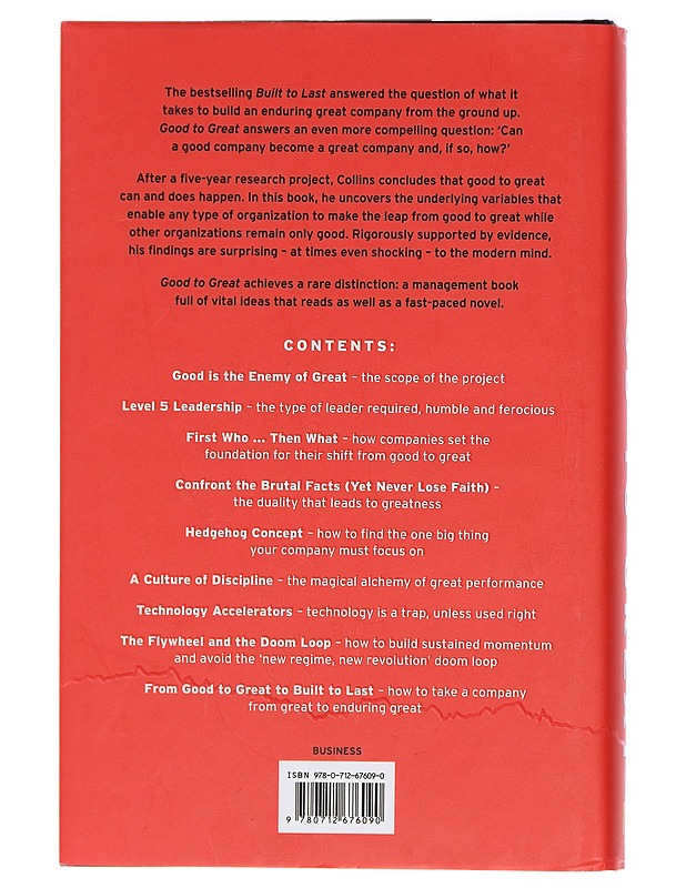 Good to great - Jim Collins - Romaanit ja novellit - 10105403311 - 1