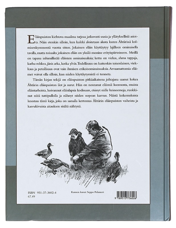 Eläintarinoita Ähtäristä - Jukka Lahtinen - Lemmikki- ja luontokirjat - 10105403331 - 1