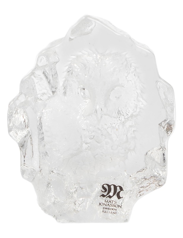 MATS JONASSON Snowy Owl paperipaino - Koriste-esineet - 10105403326 - 0