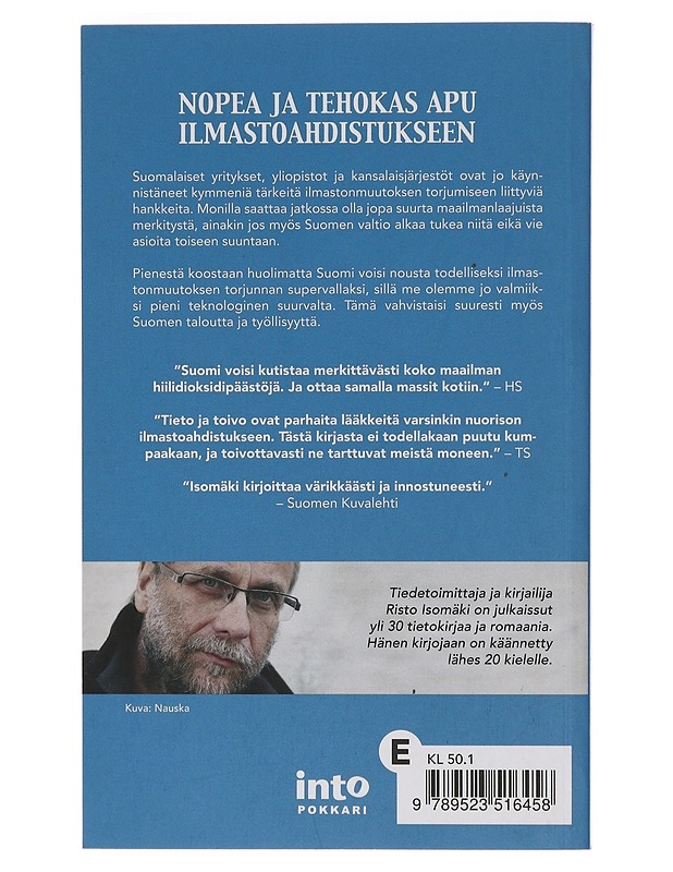 Miten Suomi pysäyttää ilmastonmuutoksen - Risto Isomäki - Historiakirjat - 10105403336 - 1