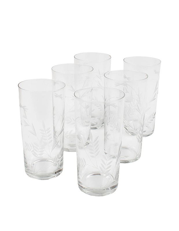 Kuvioitu juomalasi, 6 kpl - Lasit - 10105403340 - 1