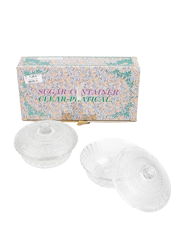 KIG kannellinen lasirasia, 2 kpl - Säilytysastiat - 10105403352 - 0