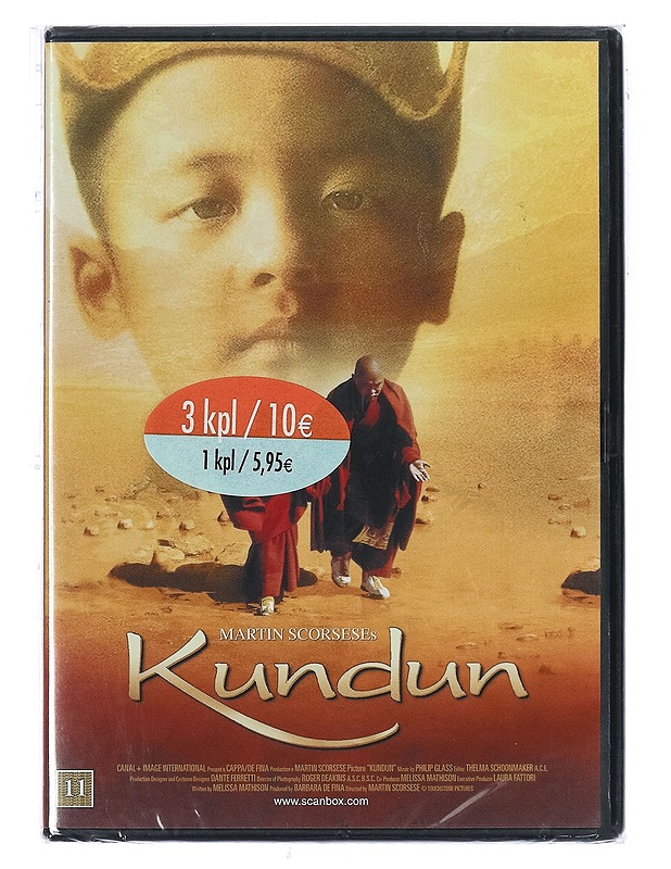 Kundun - DVD - DVD-elokuvat - 10105403383 - 0