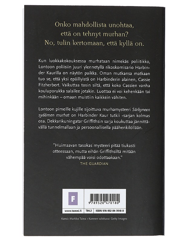 Särkyneen sydämen murhat - Griffiths, Elly - Romaanit ja novellit - 10105403396 - 1