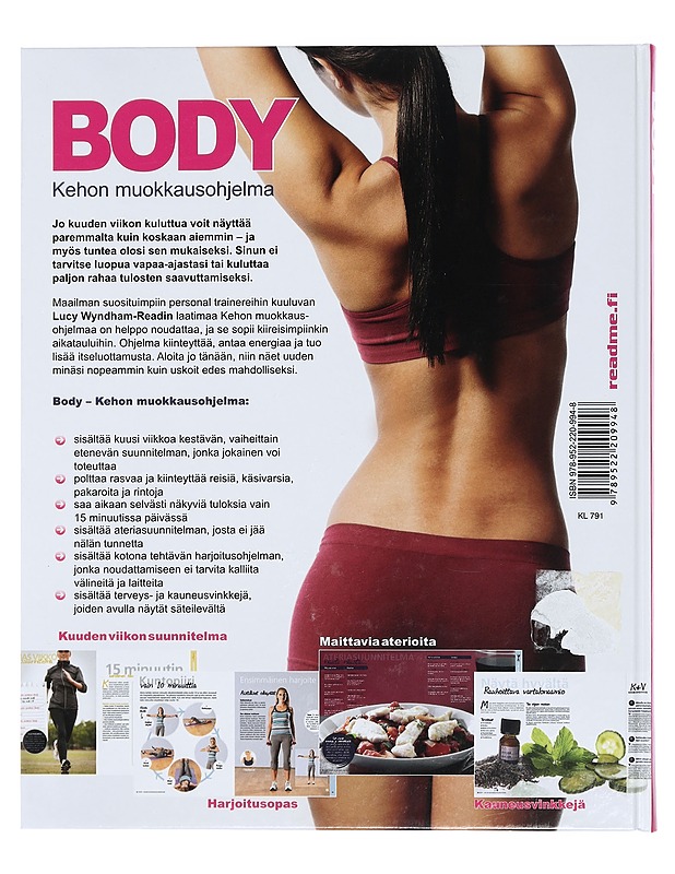 Body - kehon muokkausohjelma - Wyndham-Read, Lucy - Tietokirjat ja oppaat - 10105403399 - 1