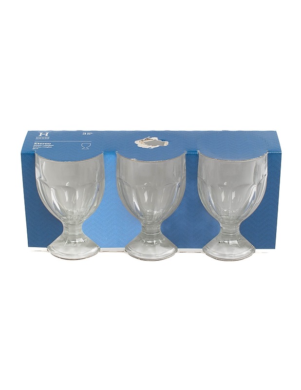 HOUSE Eterno juoma-/viinilasi 25 cl, 3 kpl - Lasit - 10105403411 - 0