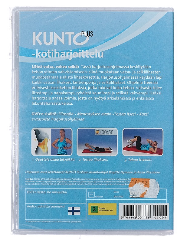 Litteä Vatsa, Vahva Selkä - DVD - DVD-elokuvat - 10105403445 - 1