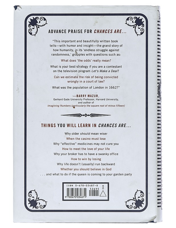 Chances are ... : adventures in probability - Kaplan, Michael - Harrastekirjat - 10105403463 - 1