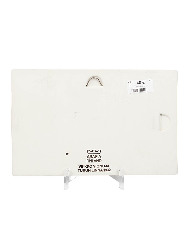 ARABIA Turun linna seinälaatta - Koriste-esineet - 10105403479 - 1