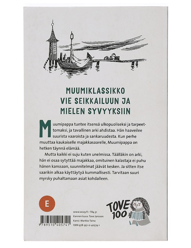 Muumipappa ja meri - Jansson, Tove - Lastenkirjat - 10105403484 - 1
