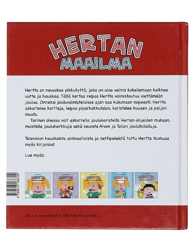 Hertta viettää joulua - Grönholm, Niina - Lastenkirjat - 10105403485 - 1