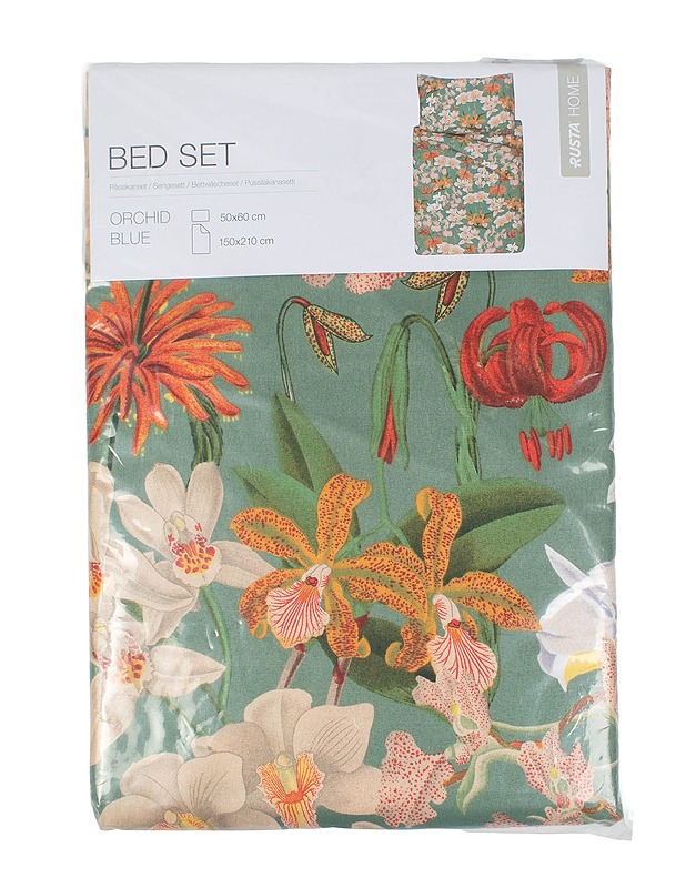 RUSTA HOME Orchid Blue pussilakanasetti, 150 x 210 cm - Liinavaatteet - 10105403509 - 0