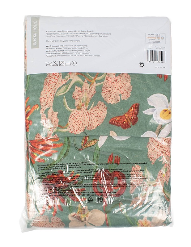 RUSTA HOME Orchid Blue pussilakanasetti, 150 x 210 cm - Liinavaatteet - 10105403509 - 1