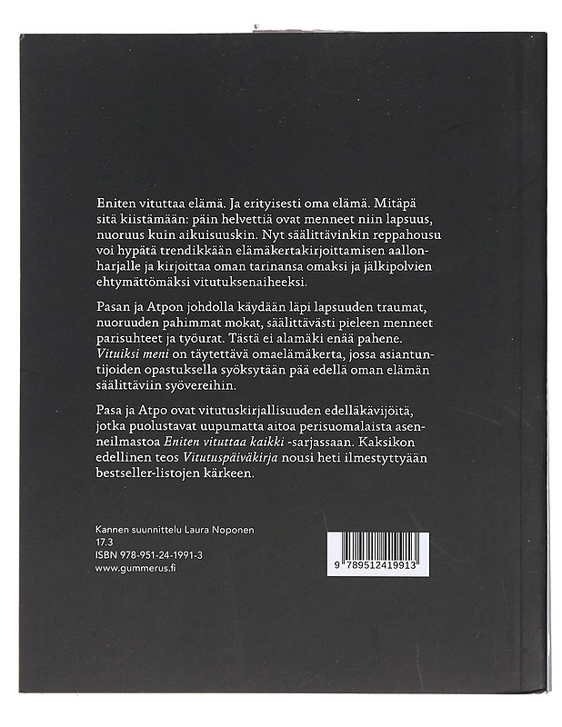Vituiksi meni : täytettävä omaelämäkerta - Pasa - Elämäkerrat ja muistelmat - 10105403540 - 1