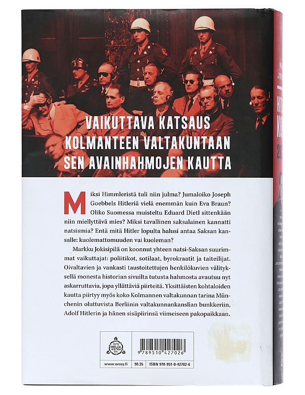 Hitlerin kopla : 20 natsi-Saksan johtajaa - Markku Jokisipilä - Elämäkerrat ja muistelmat - 10105403567 - 1