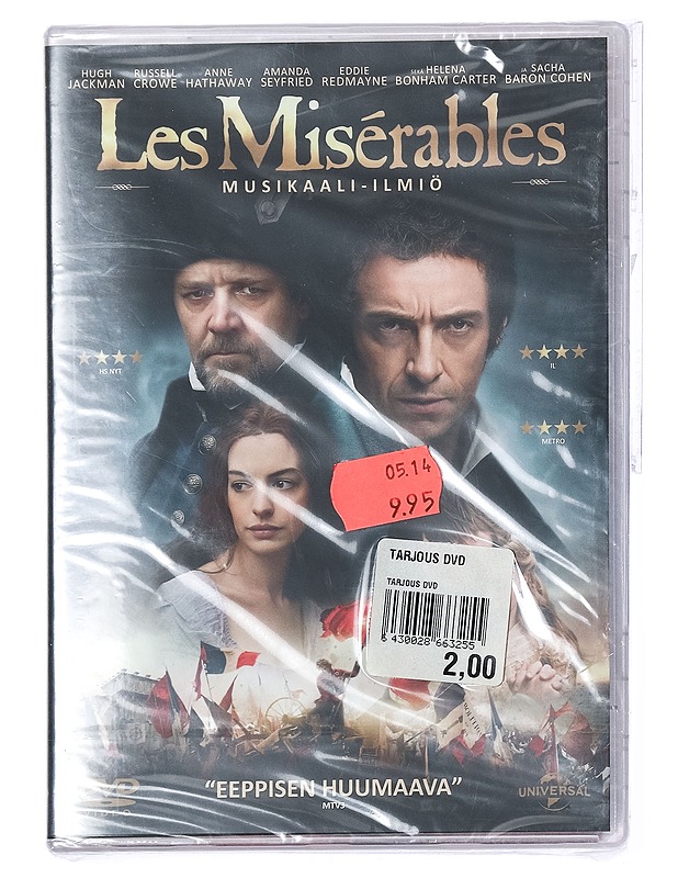 Les Miserables - DVD - DVD-elokuvat - 10105403613 - 0