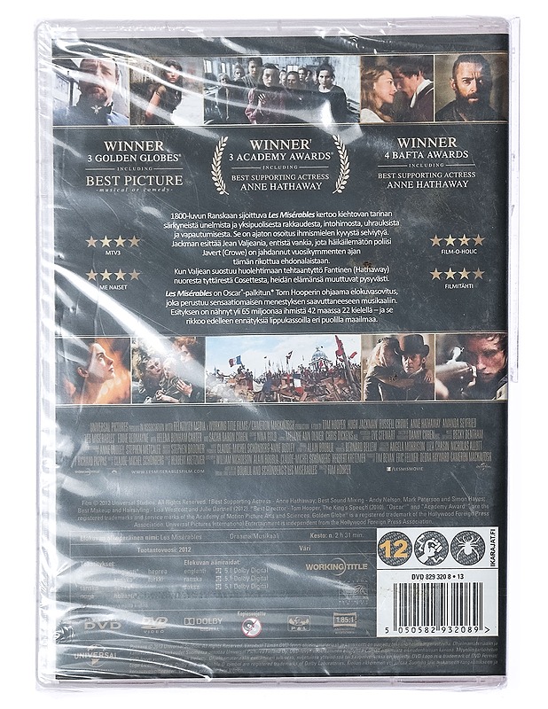 Les Miserables - DVD - DVD-elokuvat - 10105403613 - 1
