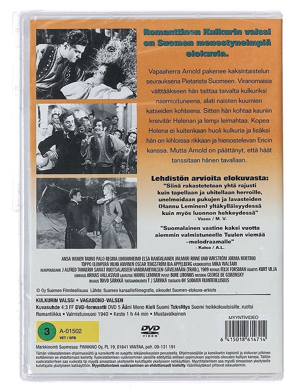 Kulkurin valssi - DVD - DVD-elokuvat - 10105403641 - 1