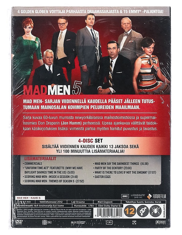 Mad Men: kausi 5 - DVD - DVD-elokuvat - 10105403648 - 1