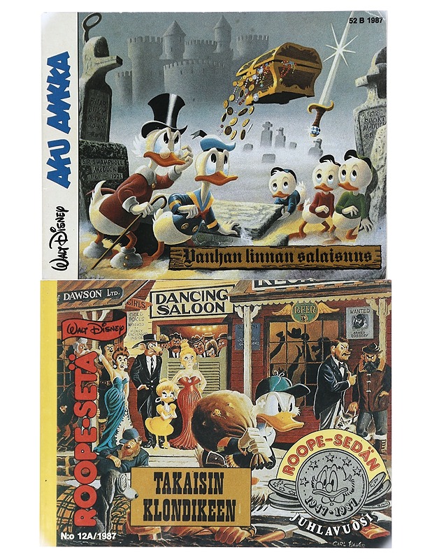 Aku Ankka 52B/1987 ja Roope Setä 12A/1987 - Sarjakuvat - 10105403650 - 0