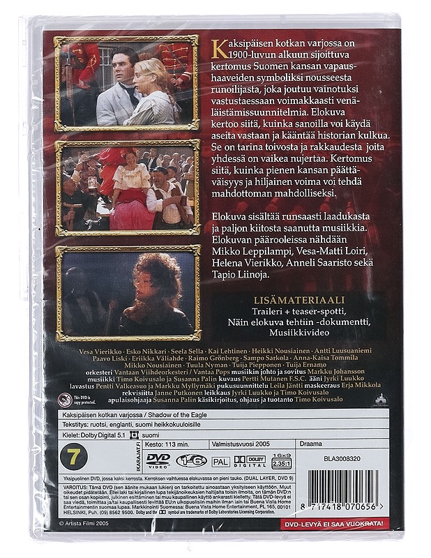 Kaksipäisen kotkan Varjossa - DVD - DVD-elokuvat - 10105403660 - 1