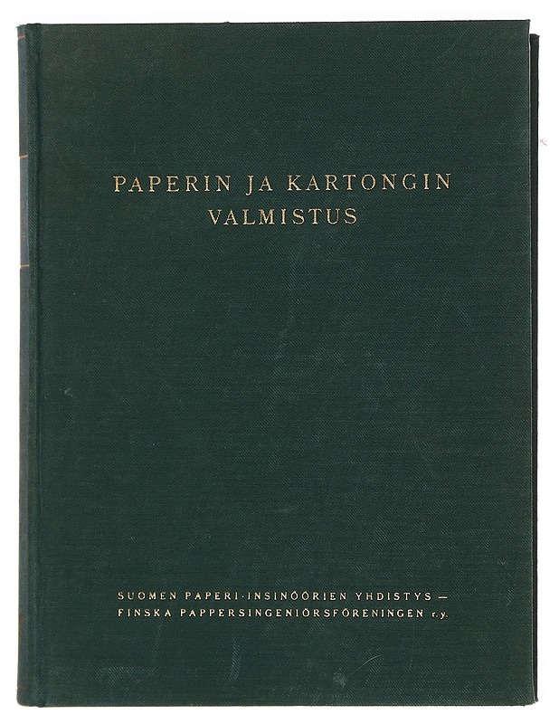 Paperin ja kartongin valmistus - Tietokirjat ja oppaat - 10105403678 - 0