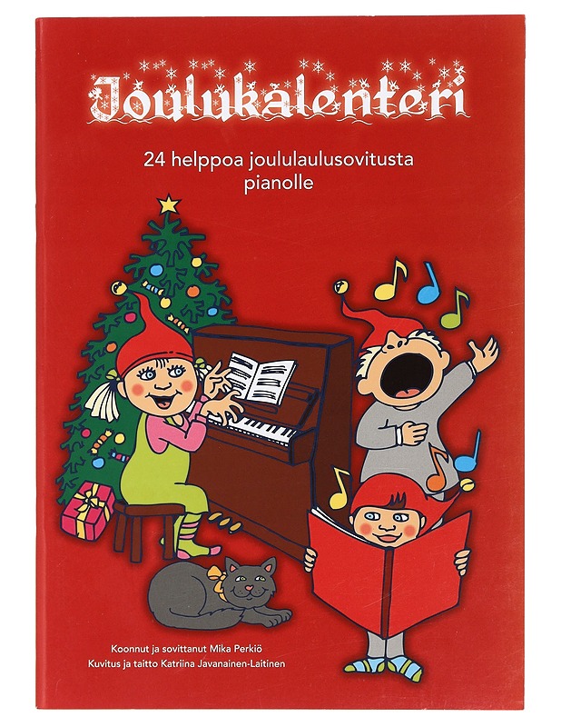 Joulukalenteri - 24 helppoa joululaulusovitusta pianolle - Musiikki- ja elokuvakirjat - 10105403843 - 0