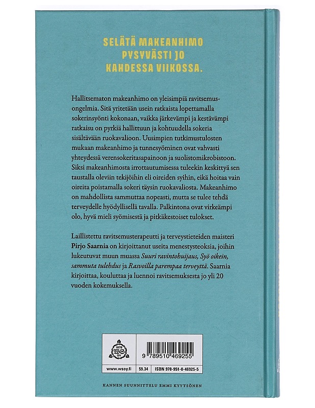 Irti sokerikoukusta 2 viikossa - Pirjo Saarnia - Tietokirjat ja oppaat - 10105403860 - 1