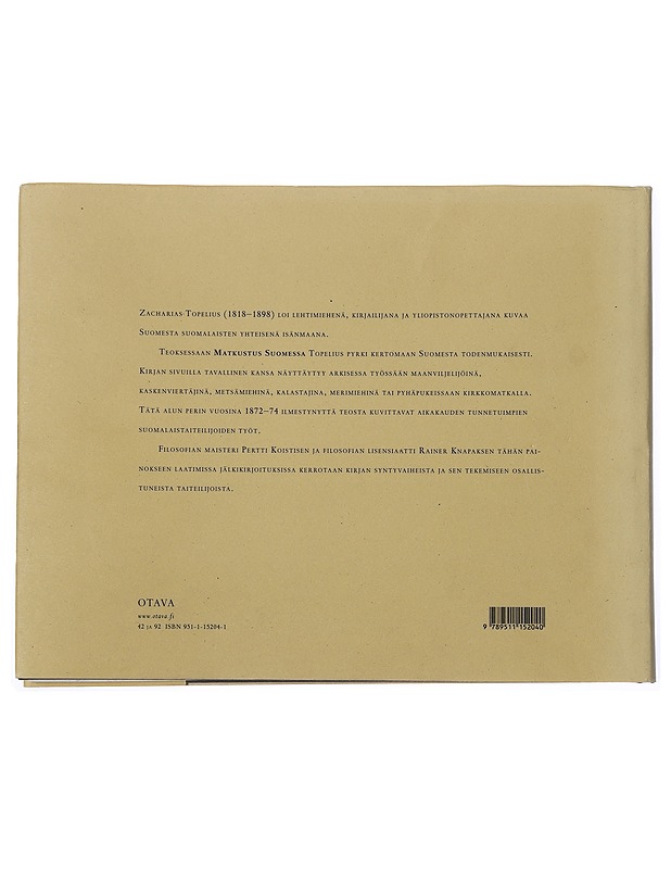 Matkustus Suomessa - Topelius, Zacharias - Historiakirjat - 10105403920 - 1