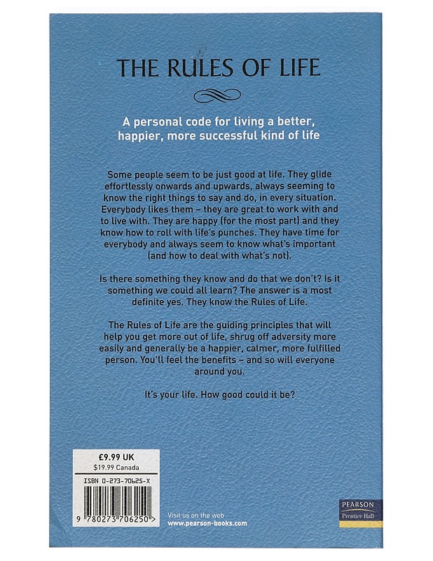The Rules of Life - Richard Templar - Hyvinvointikirjat - 10105403953 - 1