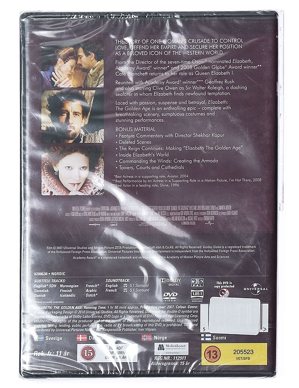 Elizabeth: Golden Age - DVD - DVD-elokuvat - 10105403954 - 1